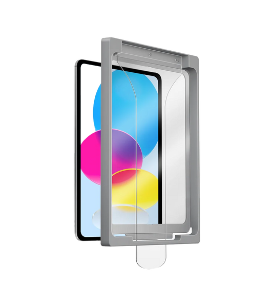 UNIQ OPTIX CLEAR EXOFIT APPLICATOR IPAD (A16/10TH GEN) GLASS SCREEN PROTECTOR