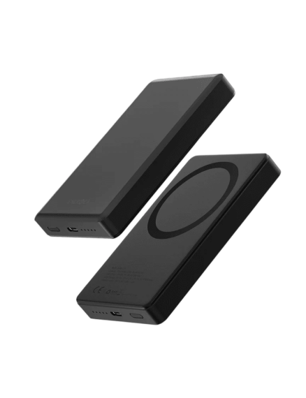 بطارية ENERGEA AluPac 10,000mAh فائقة الخفة من الألومنيوم ومتوافقة مع MagSafe - Gunmetal
