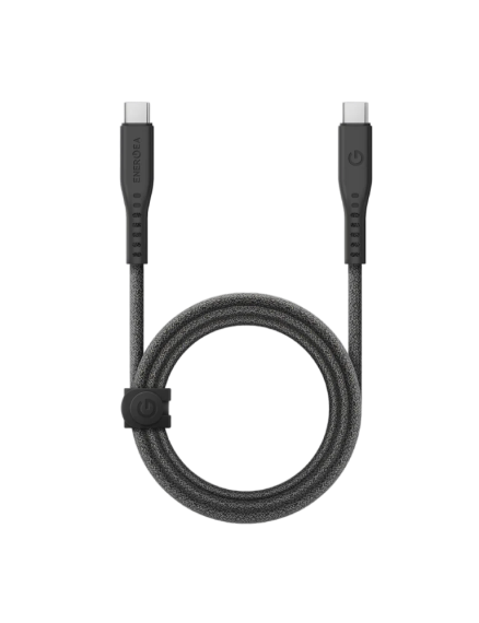كابل ENERGEA Flow USB-C إلى USB-C بقدرة 240 واط بطول 1.5 متر - أسود