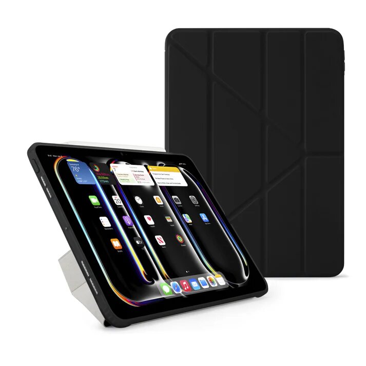 جراب Pipetto Origami No1 Original لجهاز iPad Pro 13 بوصة (2024) - أسود