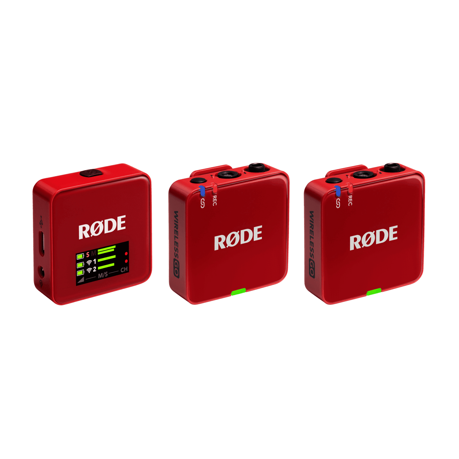 Rode Wireless GO (Gen 3) Compact Wireless Microphone System - Red