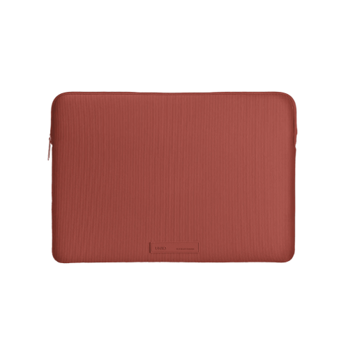 UNIQ CYPRUS RIDGE EDITION WATER-RESISTANT NEOPRENE LAPTOP SLEEVE 13” (UP TO 14”) - BURNT SIENNA