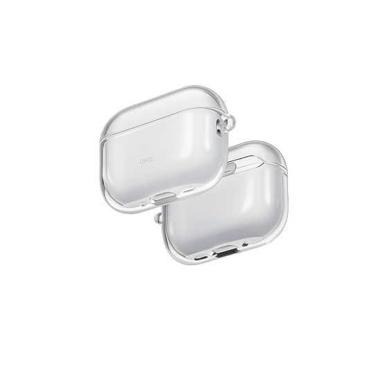 علبة تعليق UNIQ GLASE لسماعات AirPods Pro من الجيل الثالث - شفاف لامع