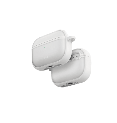 جراب UNIQ VEREN لسماعات AirPods Pro الجيل الثالث – للتعليق – أبيض طباشيري