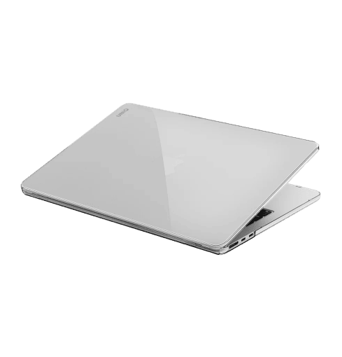 جراب UNIQ CLARO لجهاز MacBook Air مقاس 13 بوصة (M2-M4) – شفاف كريستالي