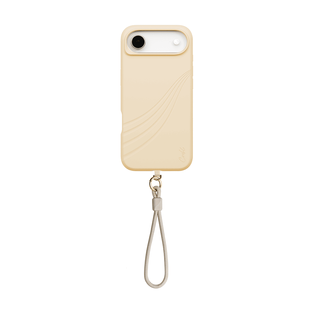 جراب UniQ COEHL SERINA لهاتف iPhone Air المتوافق مع الشحن المغناطيسي MagClick™ - رملي