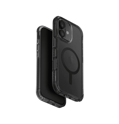 جراب UniQ Combat ثلاثي الطبقات للحماية لهاتف iPhone 17 - أسود