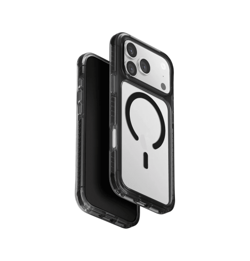 جراب UniQ Combat ثلاثي الطبقات للحماية لهاتف iPhone 17 Pro Max - أسود