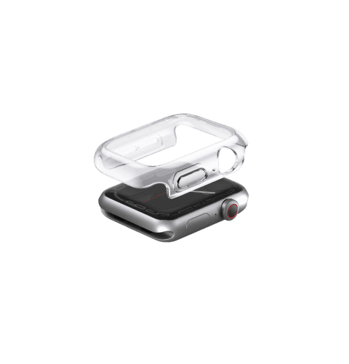 Uniq Garde Hybrid Case Apple Watch with Shield Screen Protection 45MM - Dove Clear
