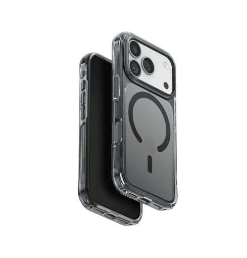 Uniq LifePro Xtreme Anti-Fingerprint Slim Hybrid Case with MagClick Compatibility for iPhone 17 Pro - Smoke