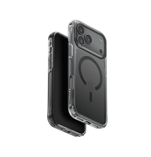 Uniq LifePro Xtreme Anti-Fingerprint Slim Hybrid Case with MagClick Compatibility for iPhone 17 Pro Max - Smoke