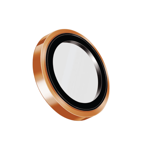 Uniq Optix Prime Stainless Steel Camera Lens Protector for iPhone 17 Pro / 17 Pro Max - Sunset Chrome