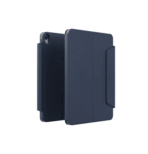 Uniq Rovus Snapmount Magnetic 360 Rotating Detachable Case for iPad 11” A16 (2025) & 10.9” 10th Gen (2022) - Blue