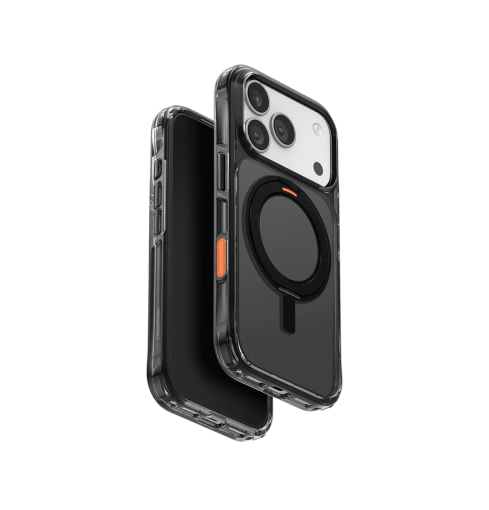 جراب UniQ Swivix 360° بحامل دوّار لهاتف iPhone 17 Pro - أسود