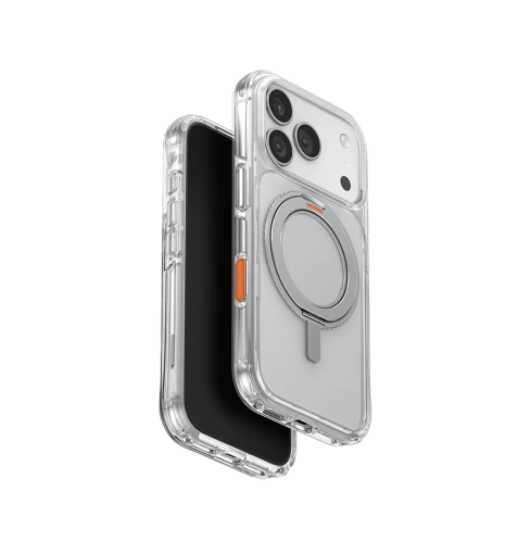 Uniq Swivix 360 Rotating Kickstand Case for iPhone 17 Pro - Clear