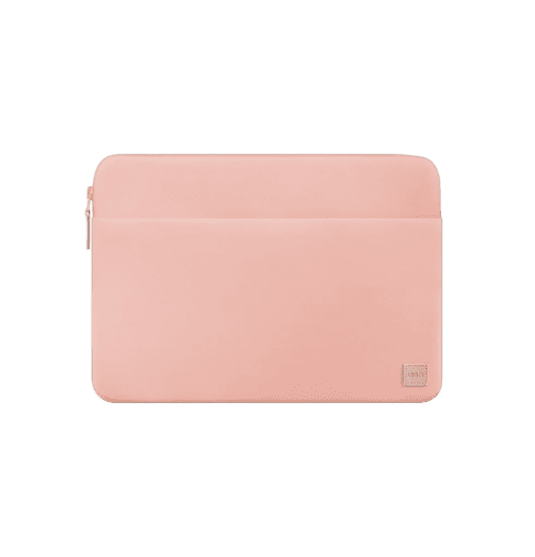 Uniq Vienna Water-Resistant Recycled Fabric Laptop Sleeve Up to 14” - Peach Pink