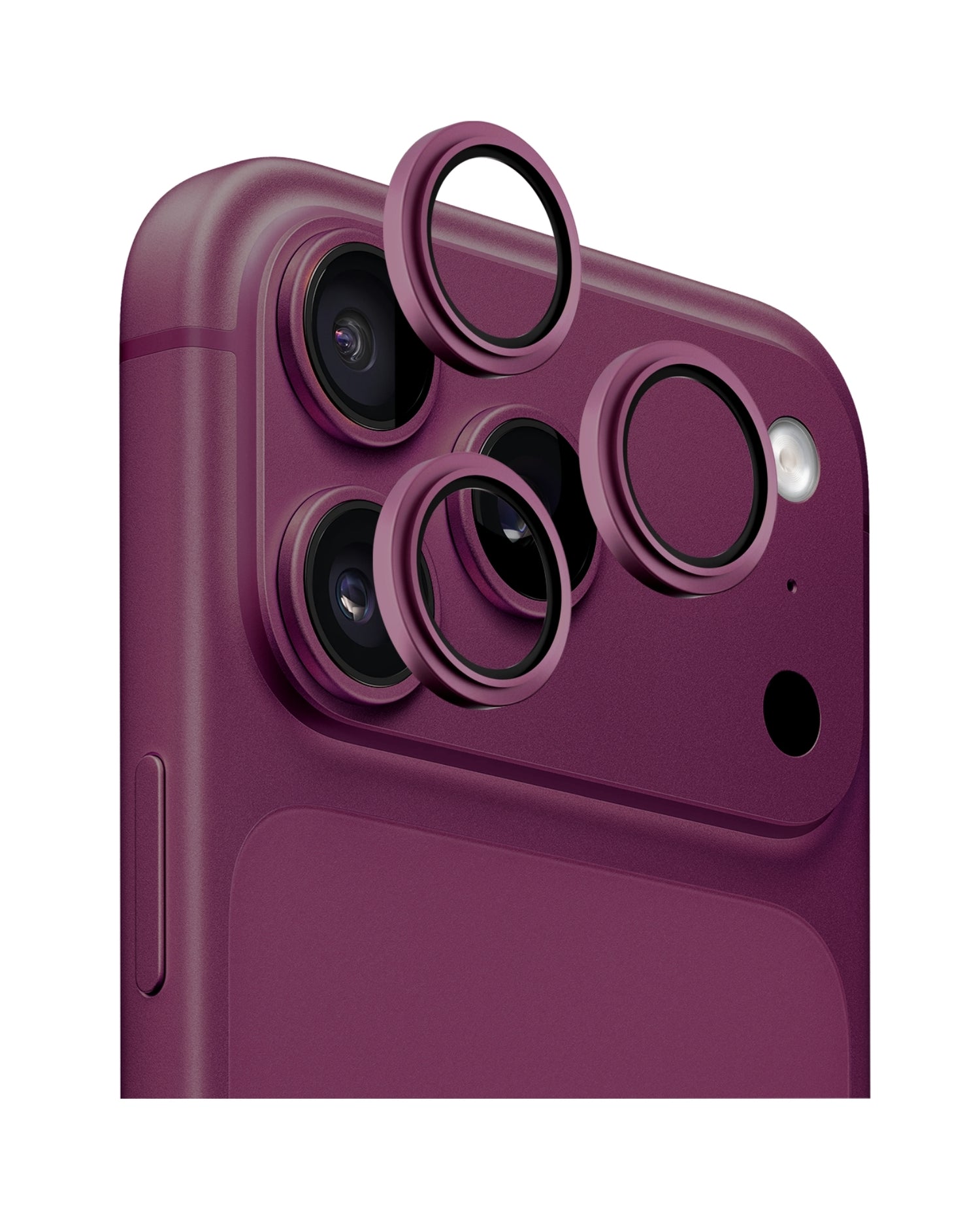 infyty GLINT Lens Protector for iPhone 18 Pro / 18 Pro Max - Burgundy