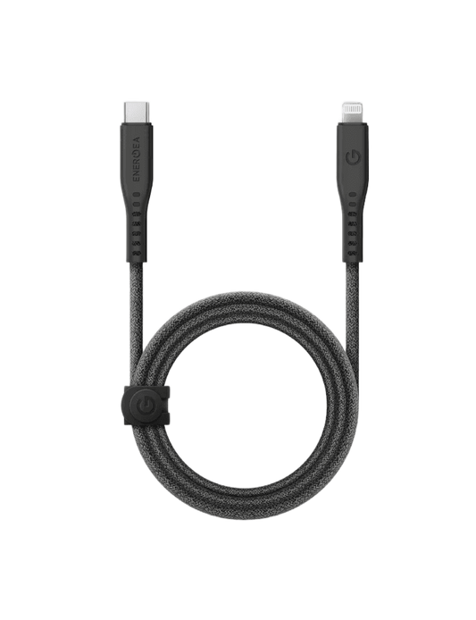 كابل ENERGEA Flow من Lightning إلى USB-C بطول 1.5 متر - أسود