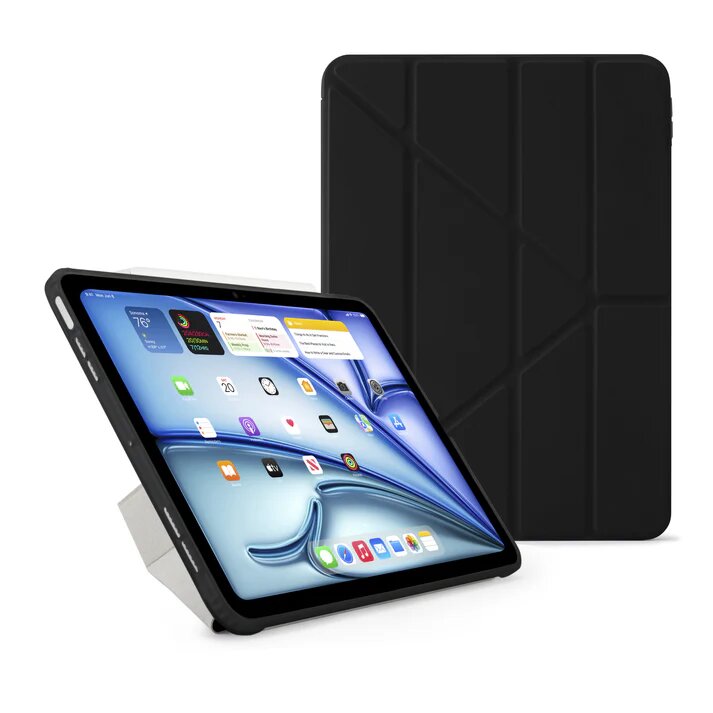 Pipetto iPad Air 11 (2024) / iPad Air 10.9 (2022/2020) Origami No1 Original Case - Black