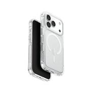Uniq LifePro Xtreme Tinsel Slim Hybrid Case with MagClick Compatibility for iPhone 17 Pro - Tinsel Lucent