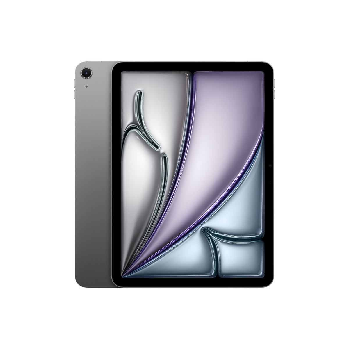 Front and back view display of the 11-inch iPad Air Wi-Fi 1TB Space Grey M4 available at Tradeline.
