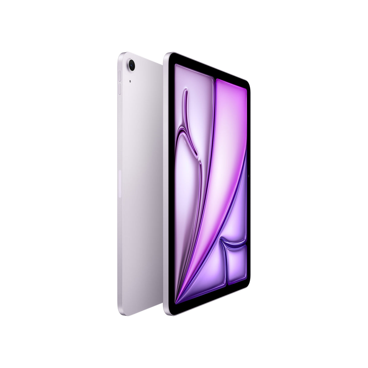 Side view profile of the 11-inch iPad Air Wi-Fi 256GB Purple M4 tablet from Tradeline Egypt.
