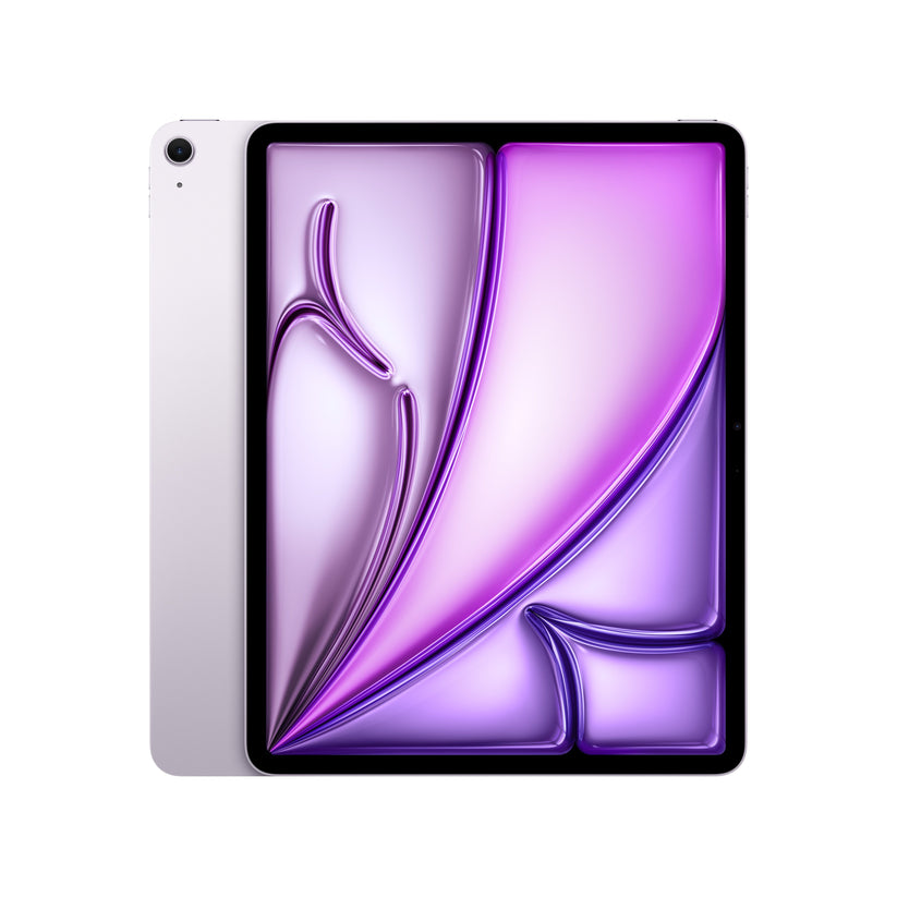 Front and back view display of the 13-inch iPad Air Wi-Fi 512GB Purple M4 available at Tradeline.
