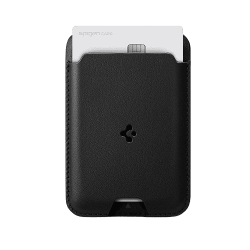 حامل بطاقات Spigen Valentinus MagSafe (MagFit) - أسود