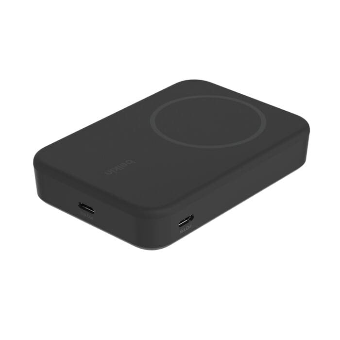 باور بنك Belkin BoostCharge Pro المغناطيسي بتقنية Qi2 بقدرة 15 واط وسعة 10,000 مللي أمبير - أسود