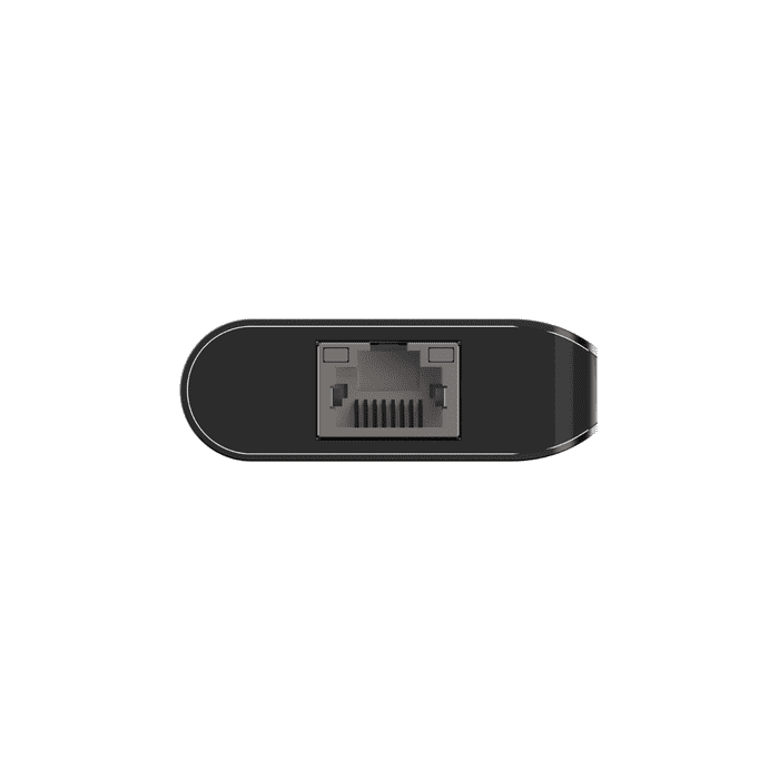 محول Belkin Connect USB-C متعدد المنافذ 6 في 1 - رمادي