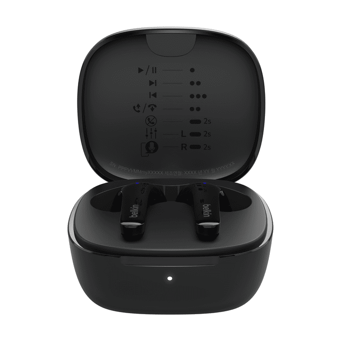 Belkin SoundForm Motion True Wireless Earbuds - Black