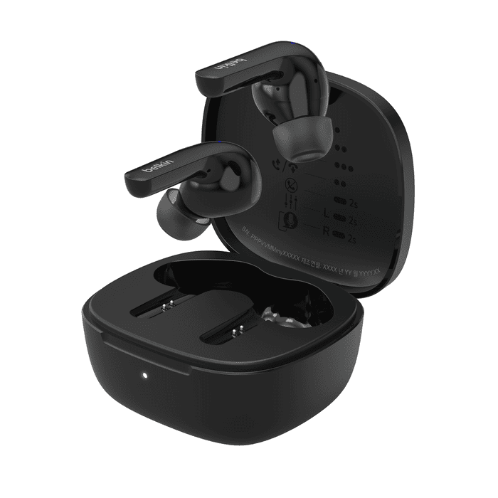 Belkin SoundForm Motion True Wireless Earbuds - Black