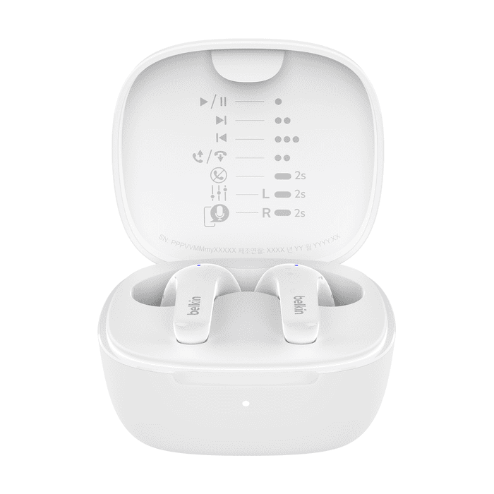 Belkin SoundForm Motion True Wireless Earbuds - White