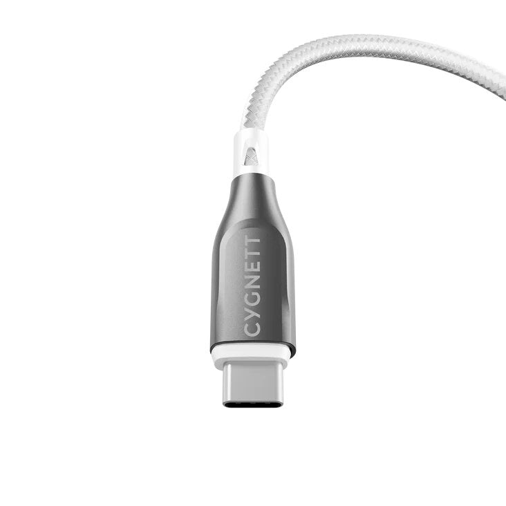 Cygnett Armoured USB-C To USB-C (USB 2.0) 1m - White