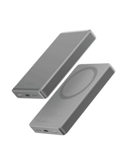 ENERGEA AluPac 10K Power Bank فائق الخفة من الألومنيوم ومتوافق مع MagSafe - NAT