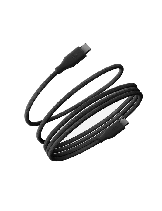 ENERGEA HELIX 60W USB-C to USB-C Magnetic Fast Charging Cable 1.5M - BLACK