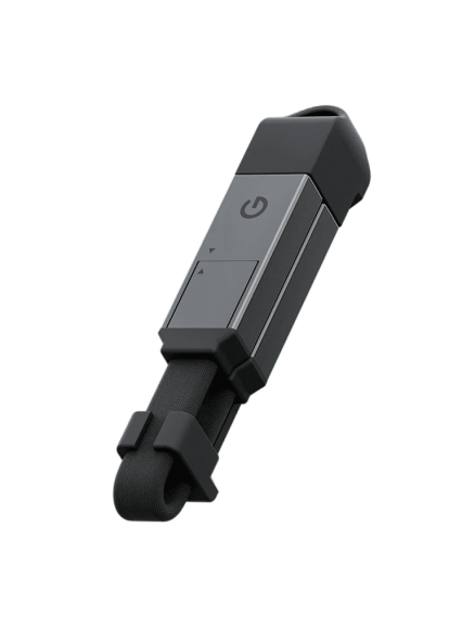 ENERGEA Sheath 2-in-1 USB-C to USB-C + Lightning Cable 60W 15cm - GUNMETAL