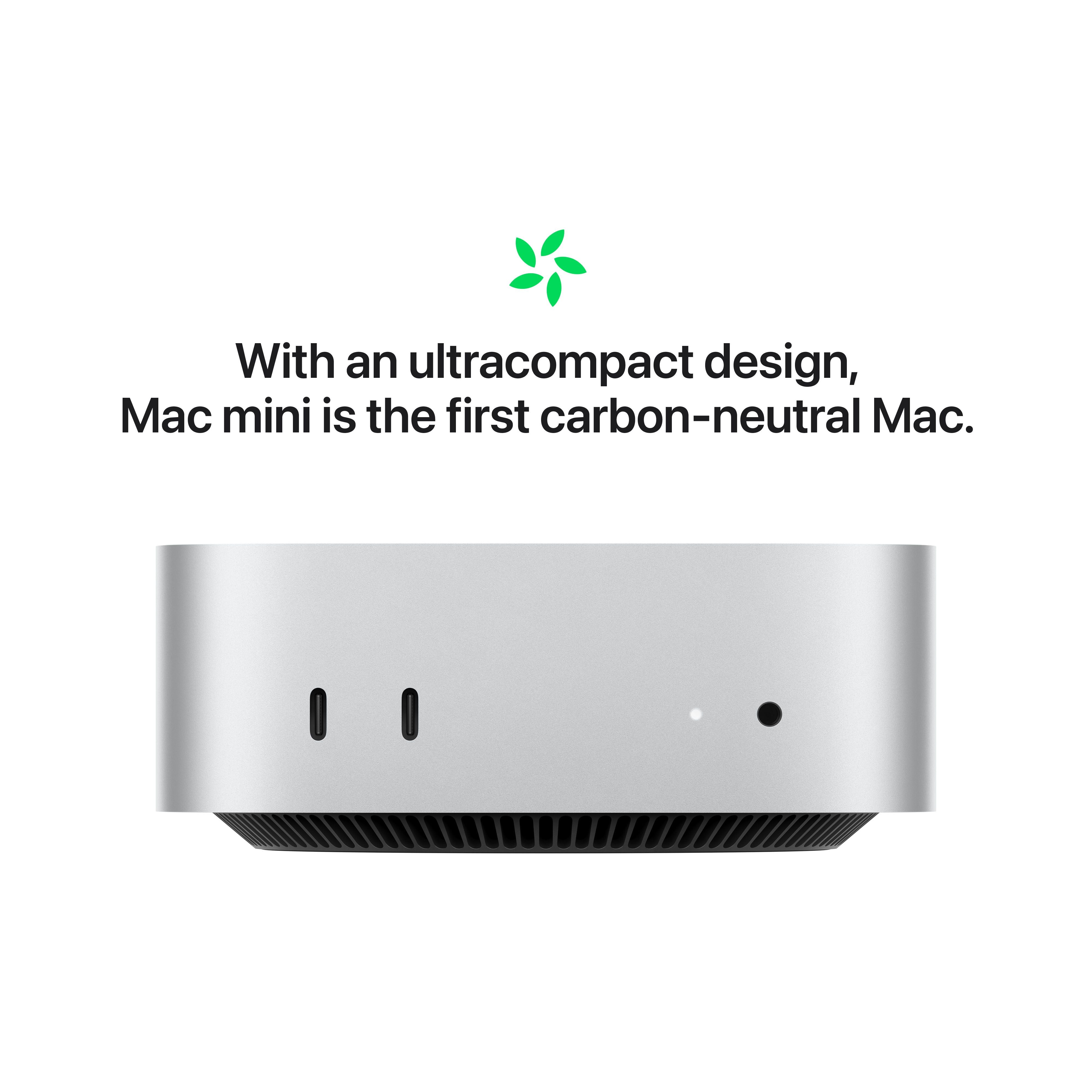 Mac mini M4 10-core CPU 10-core GPU 512GB SSD - Silver