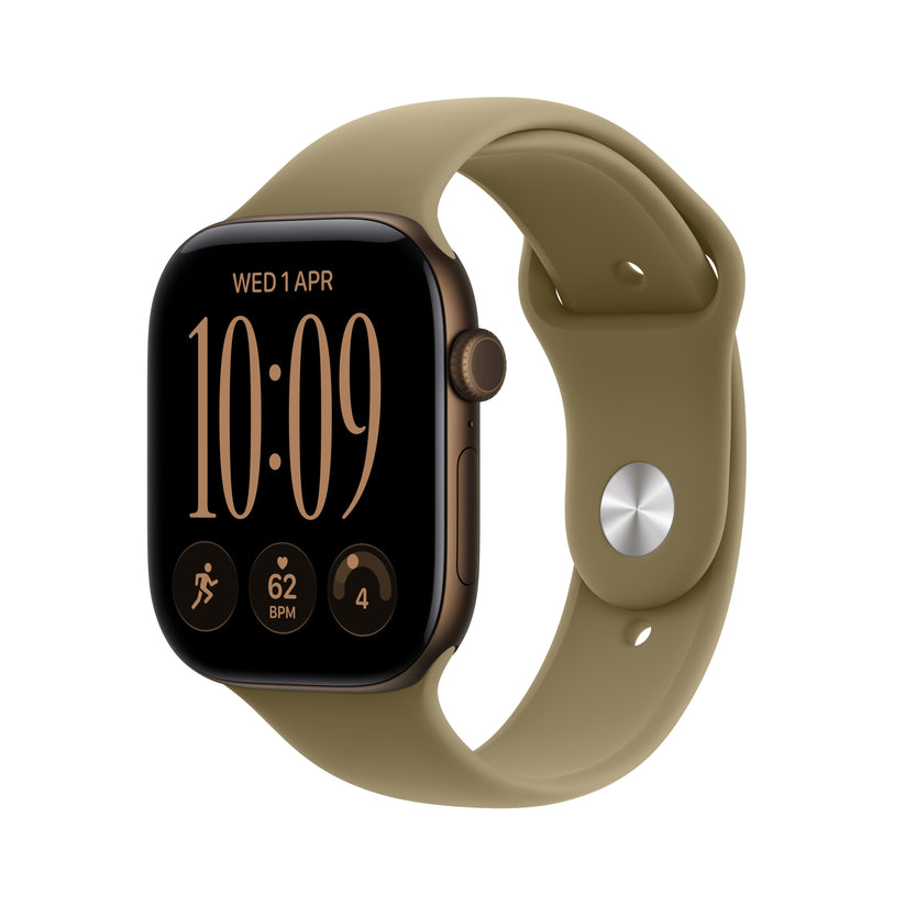 Apple_Watch_Series_12_46mm_GPS_Dark_Bronze_Aluminum_Sport_Band_Olive_PDP_Image_Position_1__en-AE