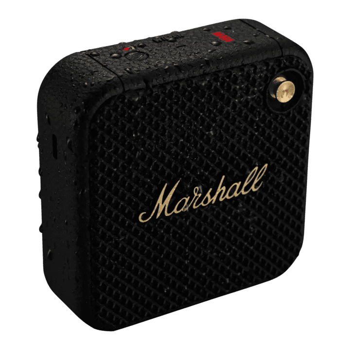 Marshall Willen Portable Bluetooth Speaker - Black And Brass