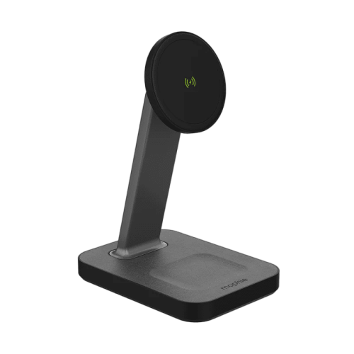 Mophie Snap+ Charging Stand & Pad — حامل ووسادة شحن لاسلكية ماغنتيك متعددة الاستخدامات