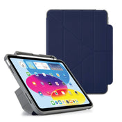 Pipetto iPad 10th Gen (2022) Origami No2 Pencil Shield Case - Dark Blue
