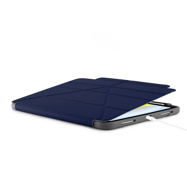 Pipetto iPad 10th Gen (2022) Origami No2 Pencil Shield Case - Dark Blue