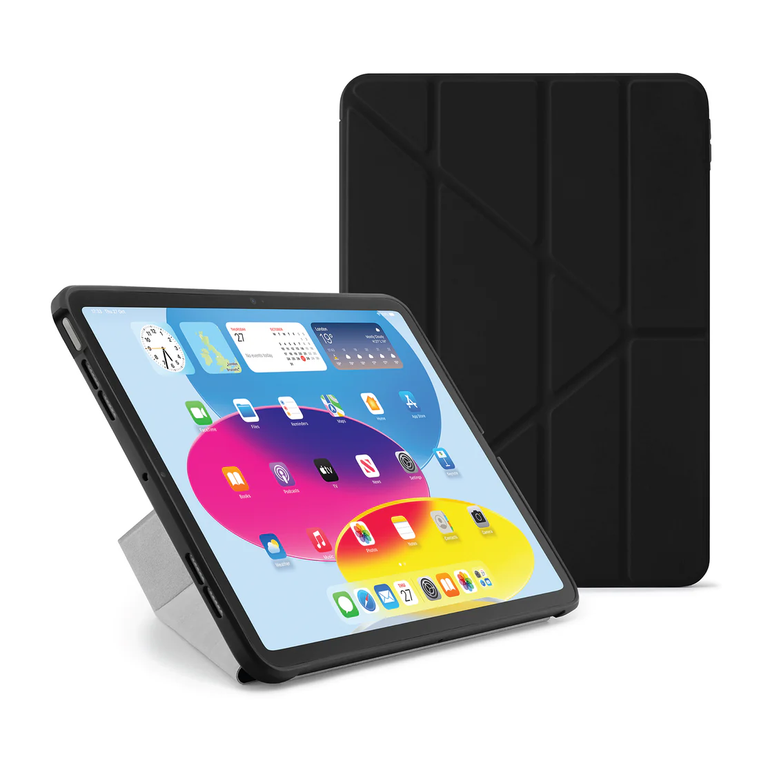Pipetto iPad 10th Gen (2022) Origami No1 Original Case - Black