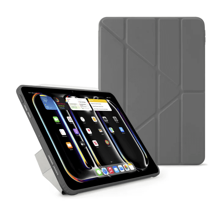 جراب Pipetto Origami No1 Original لجهاز iPad Pro 13 بوصة (2024) - رمادي