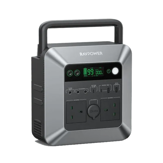 RAVPower 712Wh | 600W Portable Power Station - Black