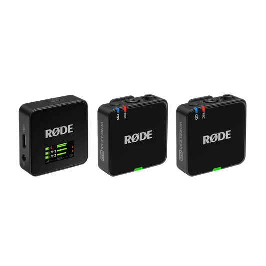 Rode Wireless GO (Gen 3) Compact Wireless Microphone System - Black