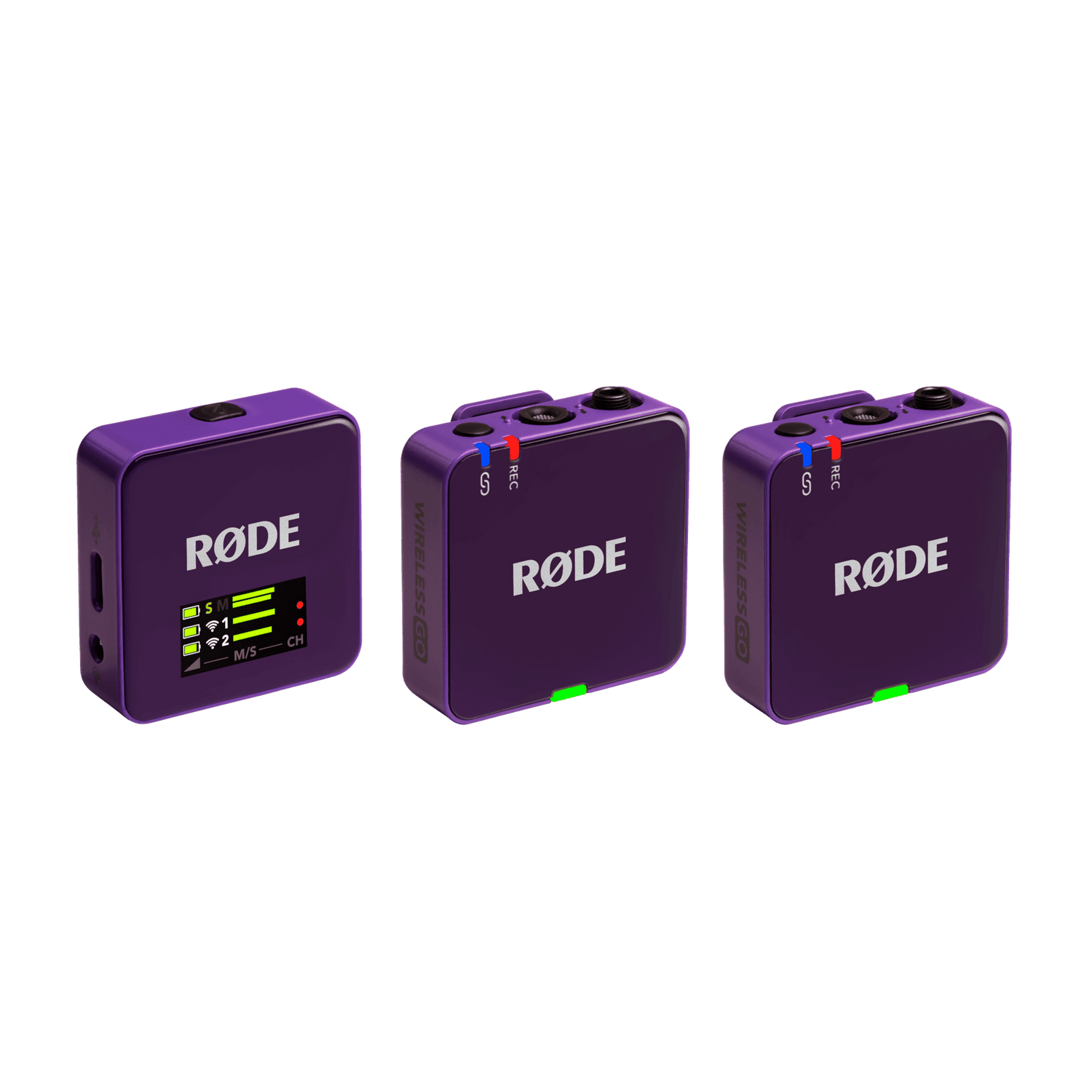 Rode Wireless GO (Gen 3) Compact Wireless Microphone System - Purple