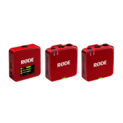 نظام الميكروفون اللاسلكي المدمج RØDE Wireless GO (الجيل الثالث) - أحمر