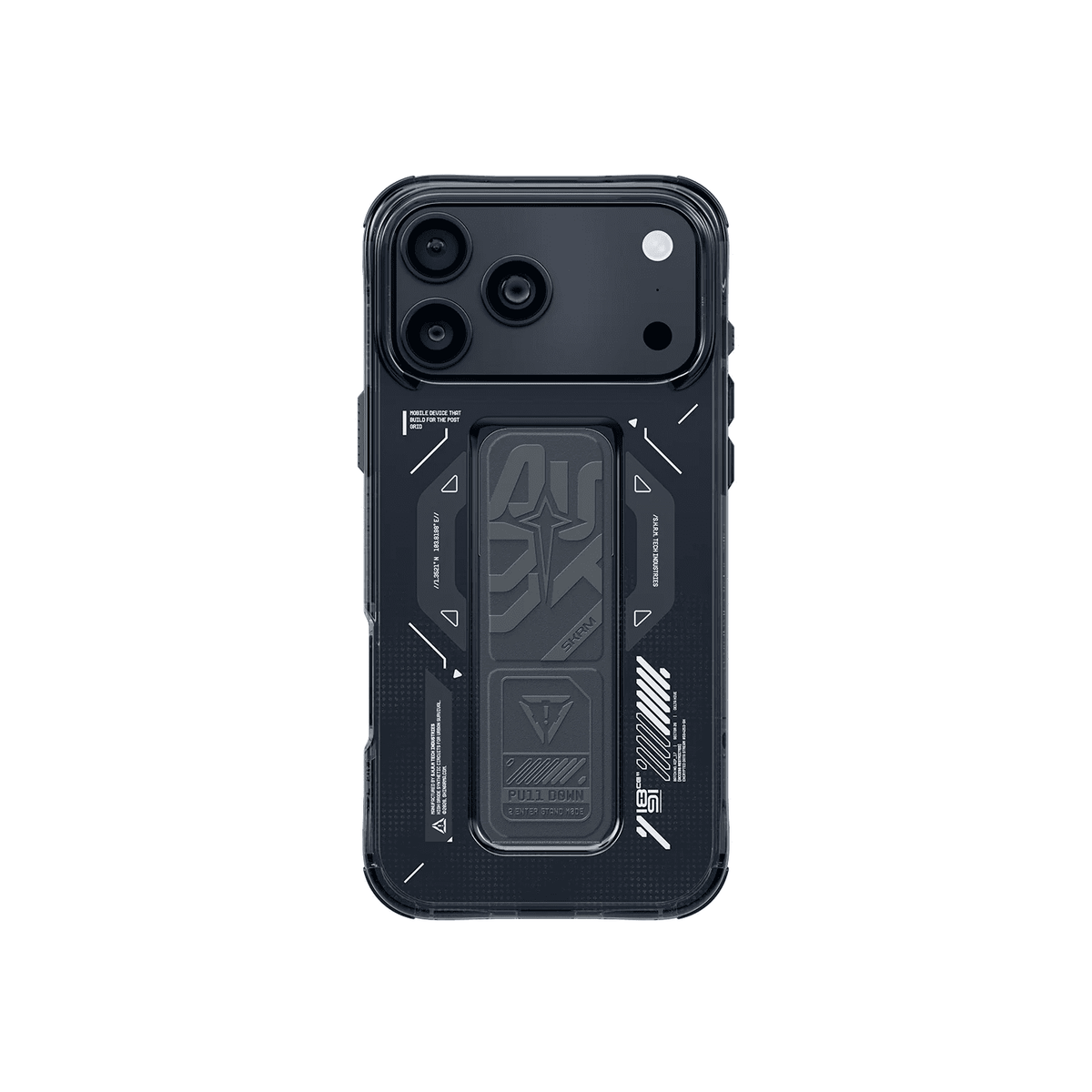 SKINARMA HELIO Mag-Charge iPhone 17 Pro with Grip-Stand - GRAPHITE